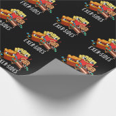 Exer-sides Grappige Oefening Grappenmaker Donkere Cadeaupapier (Hoek)