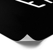 Exer-slice Funny Bread Pun Dark BG Poster (Hoek)