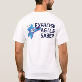 Exercise Agile Sabre-variant T-shirt (Achterkant)