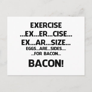 Exercise..BACON Briefkaart