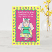 EXERCISE GURU Birthday-kaart Kaart (Gele Bloem)