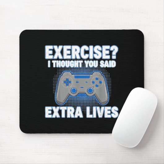 Exercise I Thought You Said Extra Lives Funny Game Muismat (Met muis)