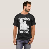 Exercise I Thought You Said Extra Rice  Panda Rice T-shirt (Voorkant volledig)