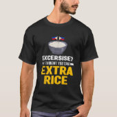 Exercise I Thought You Said Extra Rice Panda T-shirt (Voorkant)