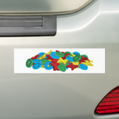 Exes en ohs bumpersticker (Op auto)