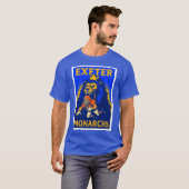 EXETER, CA MONARCHS CLASSIC FOOTBALL T-SHIRT. T-SHIRT (Voorkant volledig)