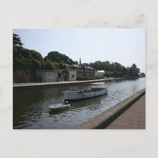 Exeter canal, Devon, Verenigd Koninkrijk Briefkaart (Voorkant)
