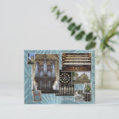 Exeter Cathedral montage England, briefkaart (Staand voorkant)