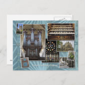 Exeter Cathedral montage England, briefkaart (Voorkant / Achterkant)