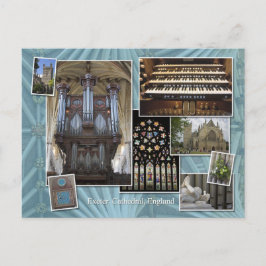 Exeter Cathedral montage England, briefkaart