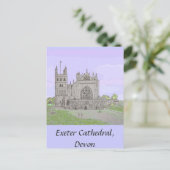 Exeter Cathedral Post-kaart Briefkaart (Staand voorkant)