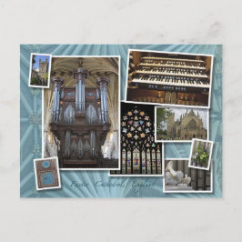 Exeter Cathedral, UK - montage briefkaart