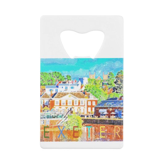 Exeter Creditkaart Flessenopener (Voorkant)