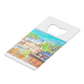Exeter Creditkaart Flessenopener (Voorkant Gekanteld)
