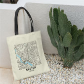 Exeter, Devon Stad Kaart Boodschappentas Tote Bag