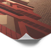 Exeter Devon Travel Poster (Hoek)