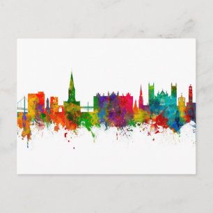 Exeter England Skyline Briefkaart