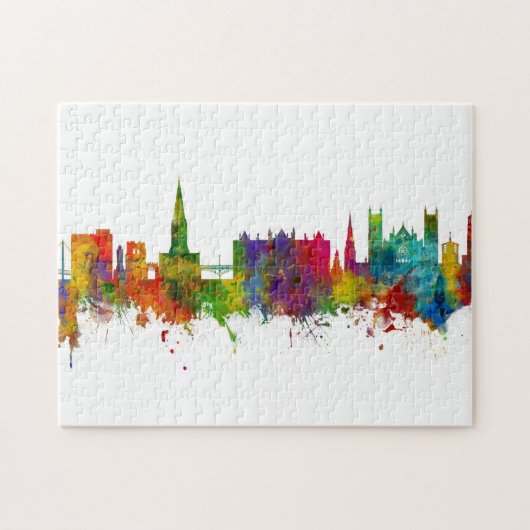 Exeter England Skyline Legpuzzel (Horizontaal)