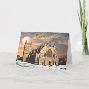 Exeter kerstkaart feestdagen kaart