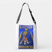 EXETER MONARCHS FOOTBALL - CALIFORNIA.   CROSSBODY TAS (Achterkant)