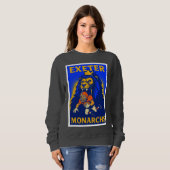 Exeter Monarchs klassieke crewneck sweatshirt (Voorkant volledig)