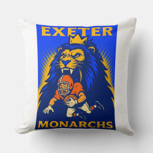 EXETER MONARCHS VOETBAL - CALIFORNIË. KUSSEN (Voorkant)