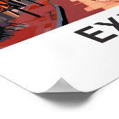 Exeter Nederland Travel Print (Hoek)