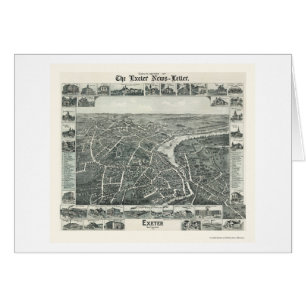 Exeter, NH Panoramic Map - 1896