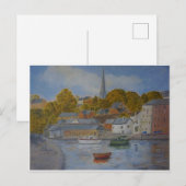 Exeter Quay met boten Briefkaarten (Voorkant / Achterkant)