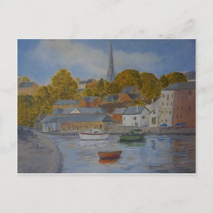 Exeter Quay met boten Briefkaarten