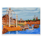 Exeter Ship Canal Foto Afdruk (Voorkant)