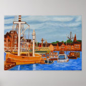 Exeter Ship Canal Poster (Voorkant)