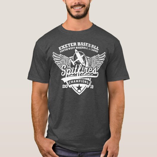 Exeter spitfire baseball club Zuidwest baseball T-shirt (Voorkant)