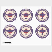 Exeter Spitfires Baseball Club Sticker 3 inch bree (Vel)
