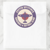 Exeter Spitfires Baseball Club Sticker 3 inch bree (Tas)