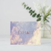 Exhale Briefkaart (Staand voorkant)