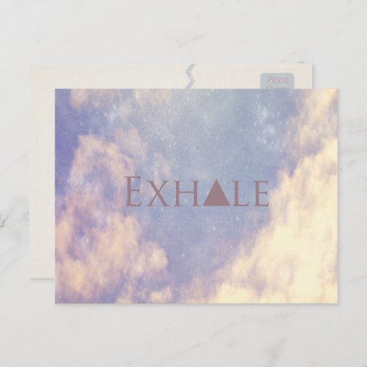Exhale Briefkaart (Voorkant / Achterkant)