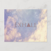Exhale Briefkaart (Voorkant)