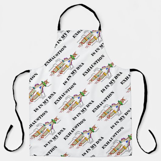 Exhausse zit in mijn DNA-Humor. Schort (Voorkant)