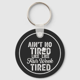 Exhausted But Happy Design  Sleutelhanger