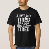 Exhausted But Happy Design T-shirt (Voorkant)