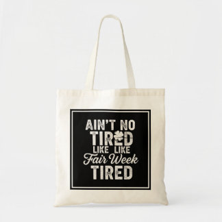 Exhausted But Happy Design Tote Bag