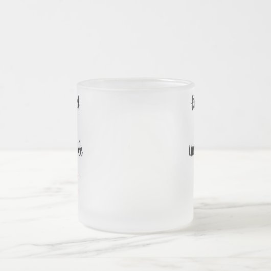 Exhausted but Unstoppable Mug Matglas Koffiemok (Center)