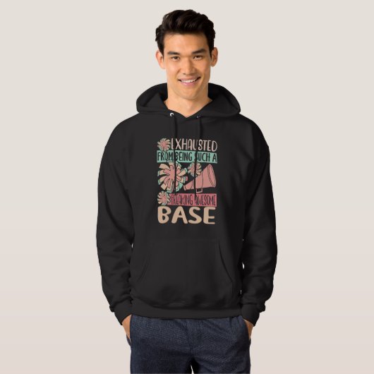 Exhausted From Being Such Freaking Awesome Base Ch Hoodie (Voorkant volledig)