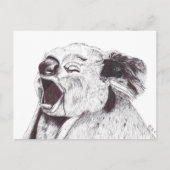 EXHAUSTED KOALA BRIEFKAART (Voorkant)