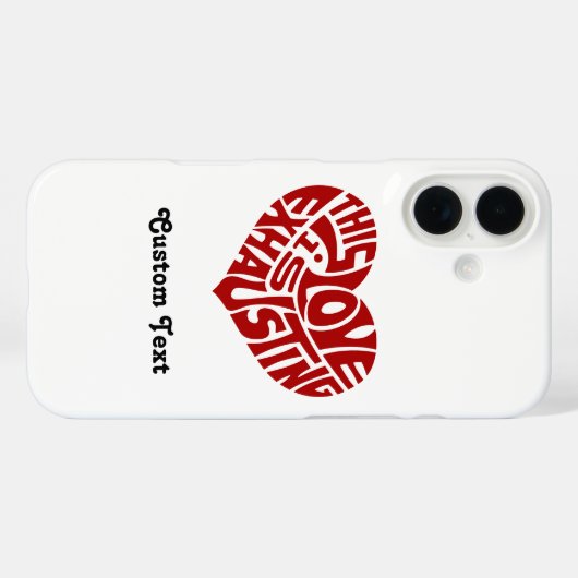 Exhausting Love Case-Mate iPhone Case (Achterkant (horizontaal))