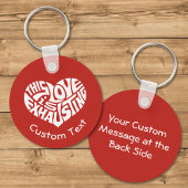 Exhausting Love Sleutelhanger