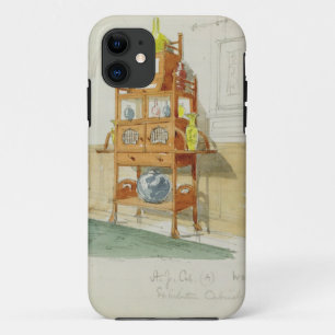 Exhibition Cabinet, c.1860s-70s (m/c & potlood op  Case-Mate iPhone Case