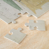 Exhibition Cabinet, c.1860s-70s (m/c & potlood op Legpuzzel (Zijkant)