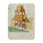 Exhibition Cabinet, c.1860s-70s (m/c & potlood op  Magneet (Verticaal)